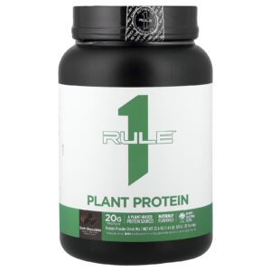 Rule One Proteins Proteína Vegetal Chocolate Amargo 670 g (148 lb)