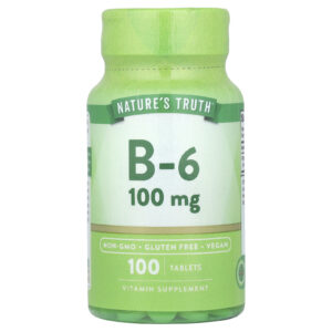 Natures Truth Vitamina B-6 100 mg 100 Comprimidos