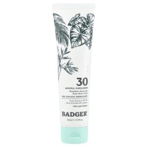 Badger Protetor Solar Mineral Facial FPS 30 50 ml (17 fl oz)