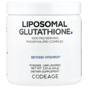 Codeage Glutationa Lipossomal em Pó Sem Sabor 63 g (222 oz)