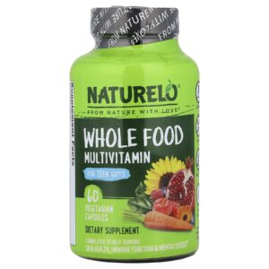 NATURELO Multivitamínico Integral para Homens Adolescentes 60 Cápsulas Vegetarianas