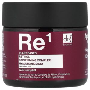 Dr. Botanicals Re1 Complexo de Retinol Complexo Firmador para a Pele e Ácido Hialurônico Hidratante Noturno 60 ml (2 fl oz)