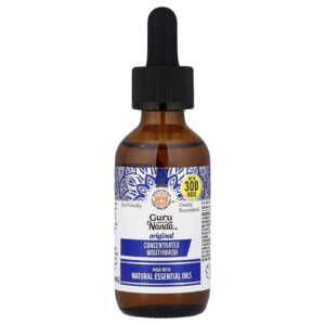 GuruNanda Enxaguante Bucal Concentrado Menta Silvestre 59 ml (2 fl oz)