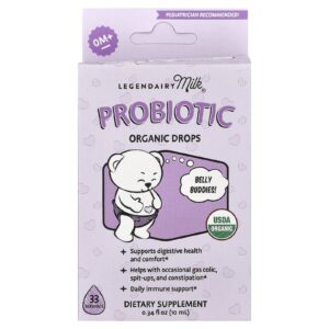 Legendairy Milk Probiótico em Gotas Orgânicas A Partir de 0 Meses 10 ml (034 fl oz)