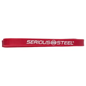 Serious Steel Fitness Faixa de Resistência de 32 polegadas #2 Vermelho 1 Unidade
