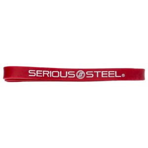 Serious Steel Fitness Faixa de Resistência 41 Polegadas N.º 2 Vermelho 1 Unidade