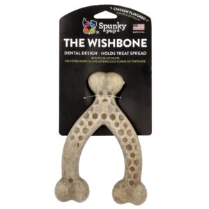 Spunky Pup The Wishbone Chew Toy Grande Frango 1 Brinquedo