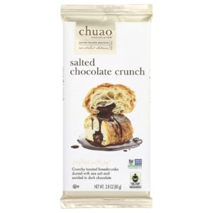 Chuao Chocolatier Barra de Chocolate Amargo Chocolate Salgado e Crocante 80 g (28 oz)