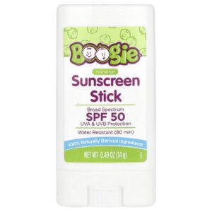 Boogie Wipes Mineral Sunscreen Stick SPF 50 0.49 oz (14 g)