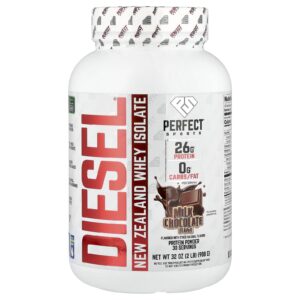 PERFECT Sports Óleo de Whey Isolado de Whey da Nova Zelândia Chocolate ao Leite 908 g (2 lb)