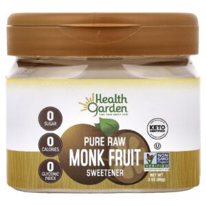 Health Garden Adoçante Puro e Cru de Frutas-dos-Monges 85 g (3 oz)