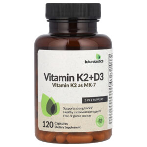 Futurebiotics Vitamina K2 + D3 120 Cápsulas