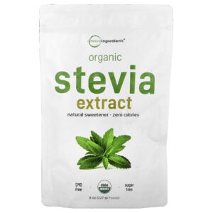 Micro Ingredients Extrato de Estévia Orgânica 227 g (8 oz)