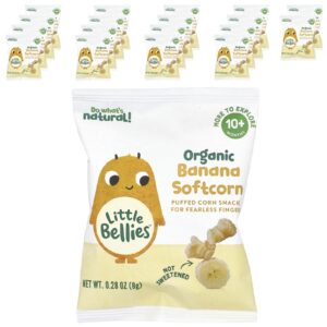 Little Bellies Softgel de Banana Orgânico A Partir de 10 Meses 18 Sacos 8 g (028 oz) Cada