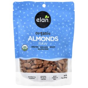 Elan Amêndoas Orgânicas Cruas 200 g (7 oz)