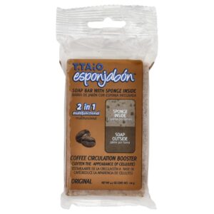 T. Taio Sabonete em Barra com Esponja no Interior Café para Reforço da Circulação Original 120 g (42 oz)
