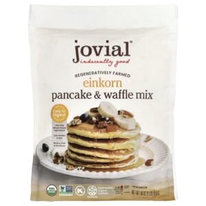 Jovial Mistura Einkorn para Waffle e Panqueca 454 g (16 oz)