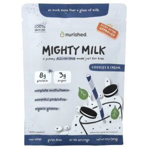 Nurished Kids Mighty Milk Biscoitos e Creme 303 g (107 oz)