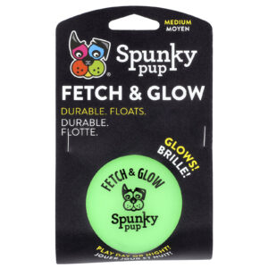 Spunky Pup Fetch & Glow Bola Médio 1 Brinquedo