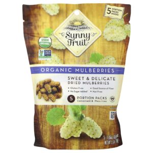 Sunny Fruit Amora Desidratada Orgânica Embalagens com 5 Porções 30 g (106 oz) Cada