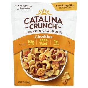 Catalina Crunch Mistura para Lanche de Proteína Cheddar 148 g (525 oz)