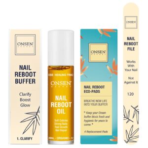 Onsen Secret Kit Nail Reboot com Óleo Kit com 7 Unidades