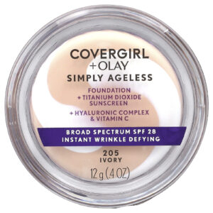 Covergirl Base Simply Ageless da Olay FPS 28 205 Marfim 12 g (04 oz)