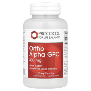 Protocol for Life Balance Ortho Alpha GPC 300 mg 60 Cápsulas Vegetais