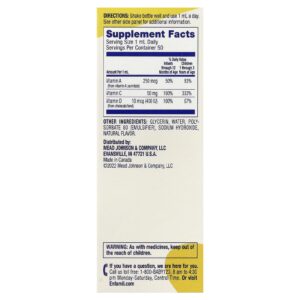 Enfamil Tri-Vi-Soll® Vitaminas A C e D em Gotas 0-12 Meses Frutas 50 ml (1 2/3 fl oz)