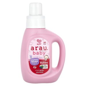 arau.baby Sabão para Lavar Roupas Lavanda 800 ml (27 fl oz)