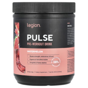 Legion Athletics Pulse Bebida Pré-Treino Melancia 472 g (104 lb)