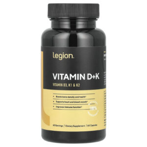 Legion Athletics Vitamina D+K 60 Cápsulas