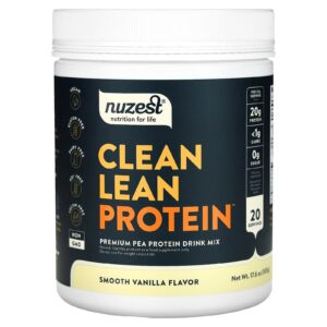 Nuzest Proteína Magra Pura Baunilha Suave 500 g (176 oz)