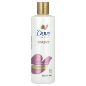 Dove Love Your Waves Shampoo Sem Sulfato 400 ml (135 fl oz)