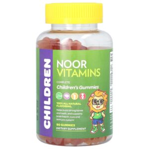 Noor Vitamins Gomas para Crianças Completo 90 Gomas