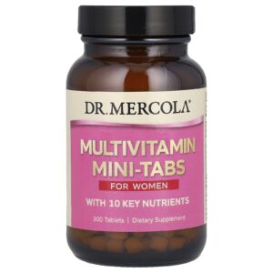 Dr. Mercola Minicomprimidos Multivitamínicos Para Mulheres 300 Comprimidos