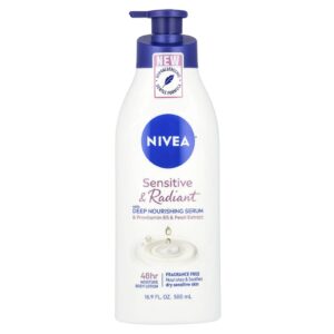 Nivea Loção Corporal Radiante e Sensível Sem Perfume 500 ml (169 fl oz)