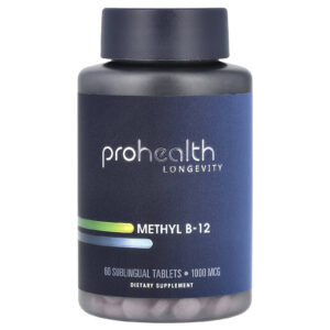 ProHealth Longevity Metil B-12 1.000 mcg 60 Comprimidos Sublingual