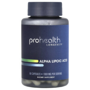 ProHealth Longevity Ácido Tióctico 60 Cápsulas (500 mg por Cápsula)