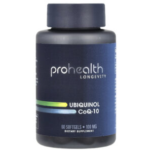 ProHealth Longevity Ubiquinol CoQ-10 100 mg 60 Cápsulas Softgel