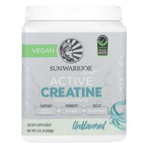 Sunwarrior Sport Creatina Mono-Hidratada Ativa Sem Sabor 600 g (132 lb)