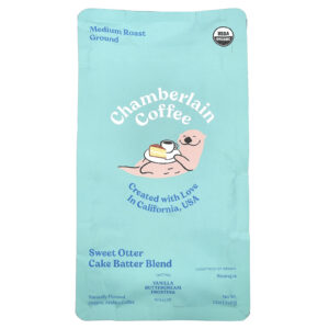 Chamberlain Coffee Mistura de Massa de Bolo de Otter Sweet Moído Torra Média 340 g (12 oz)