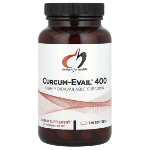 Designs For Health Curcum-Evail® 400 120 Cápsulas Softgel (400 mg por Cápsula Softgel)