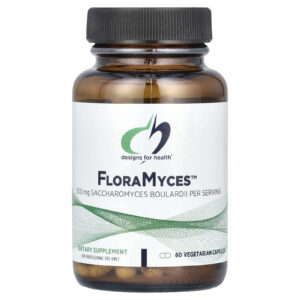 Designs For Health FloraMyces™ 60 Vegetarian Capsules (250 mg per Capsule)