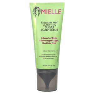 Mielle Esfoliante de Açúcar Clareador para o Couro Cabeludo Alecrim e Menta 170 g (6 oz)