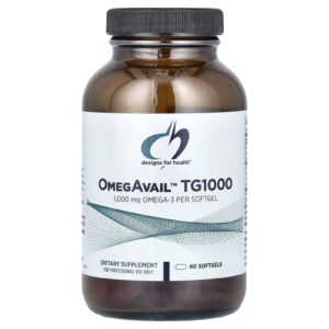 Designs For Health OmegAvail™ TG1000 60 Cápsulas Softgel