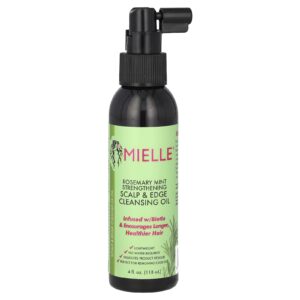 Mielle Óleo de Limpeza Fortalecedor do Couro Cabeludo e de Bordas Alecrim e Menta 118 ml (4 fl oz)