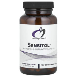 Designs For Health Sensitol™ Myo-Inositol D-Chiro-Inositol And ALA 120 Vegetarian Capsules