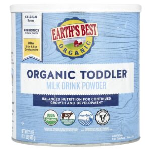 Earths Best Organic Toddler Milk Drink Powder 1 Year & Up 21 oz (595 g)