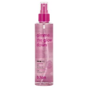 b.tan Gimme The Glow Down Dark Facial Tan Mist Rosewater 6.7 fl oz (190 ml)
